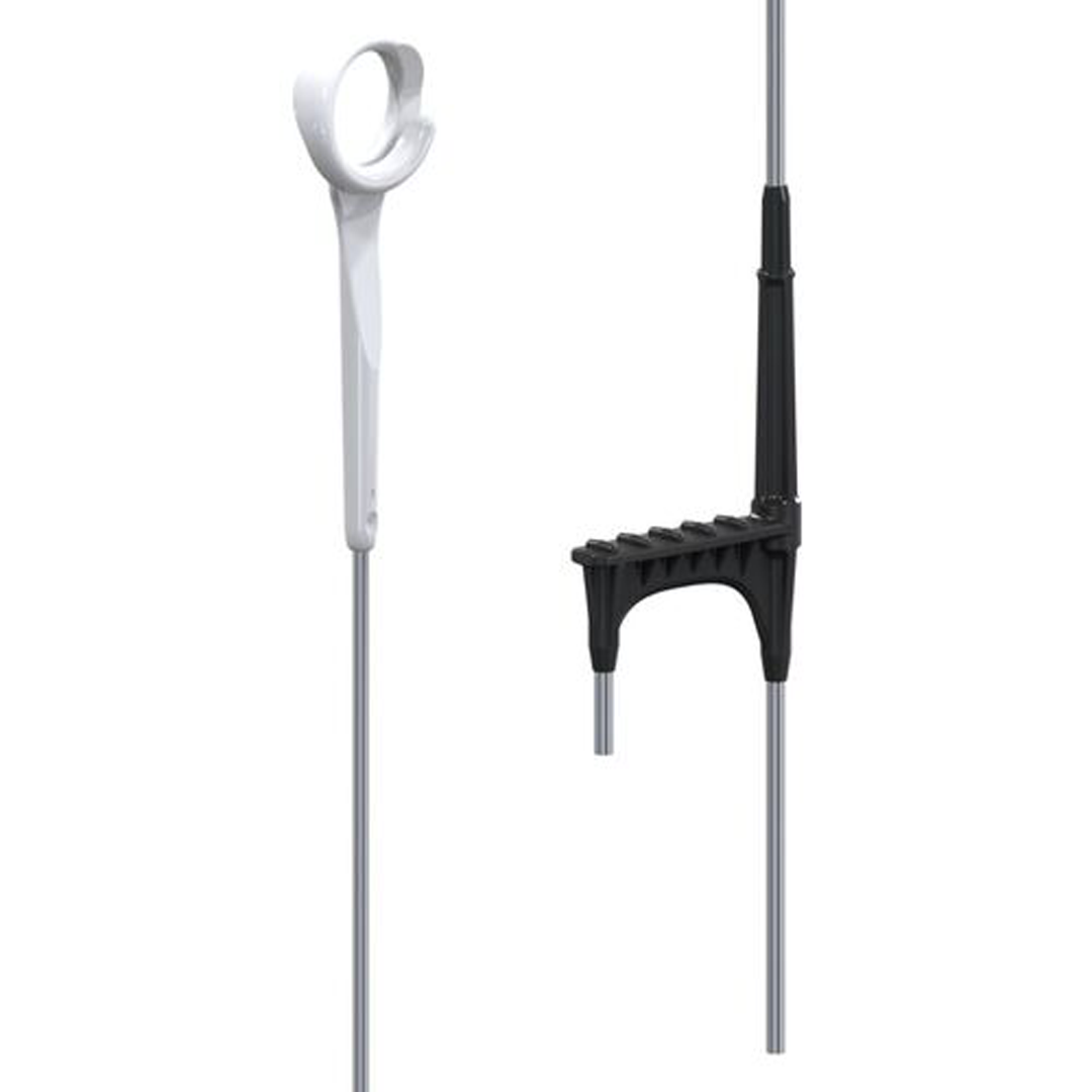 Gallagher Ring Top Post HD 850mm x 7mm White 10 Pack