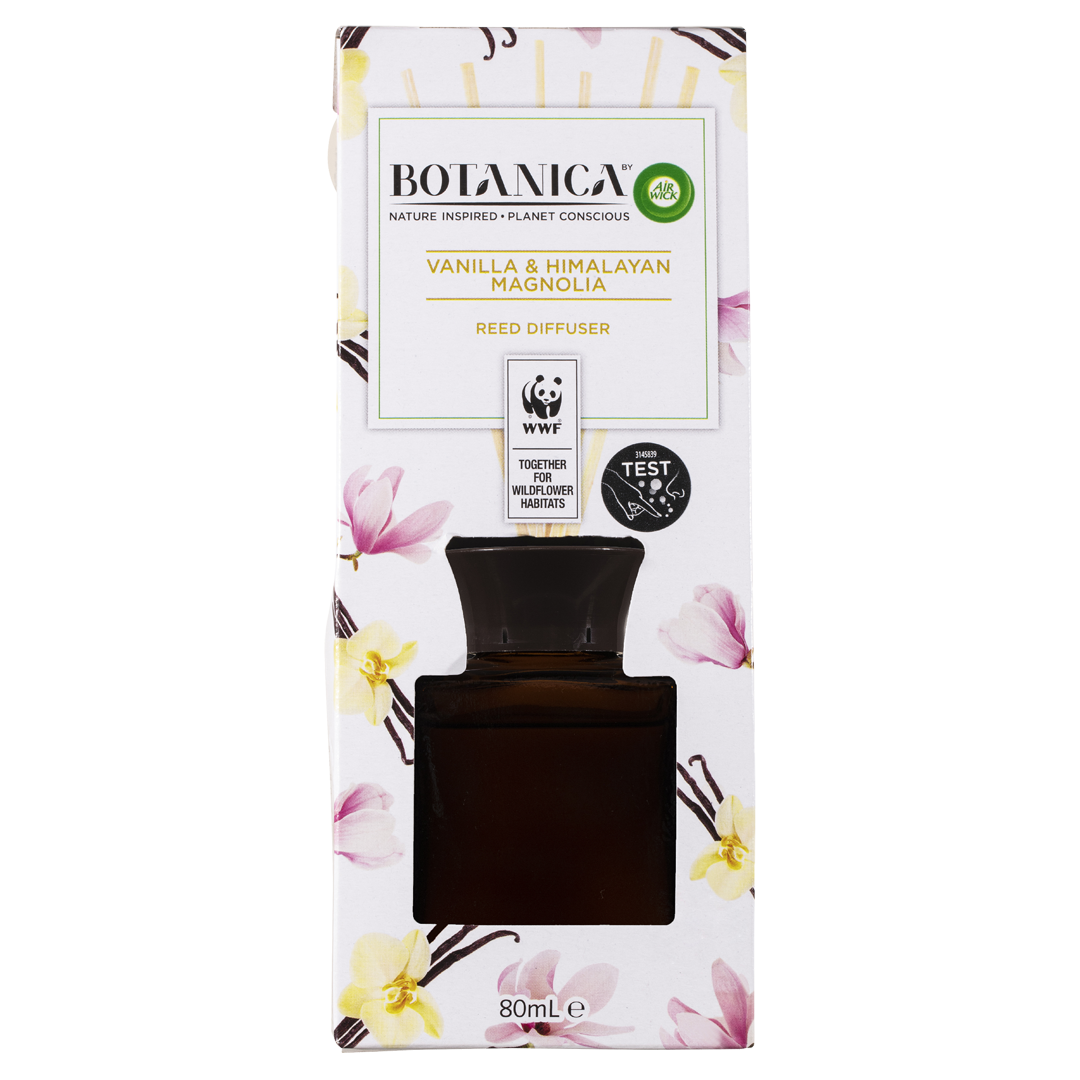 Botanica Reed Diffuser Vanilla & Himalayan Magnolia 80ml