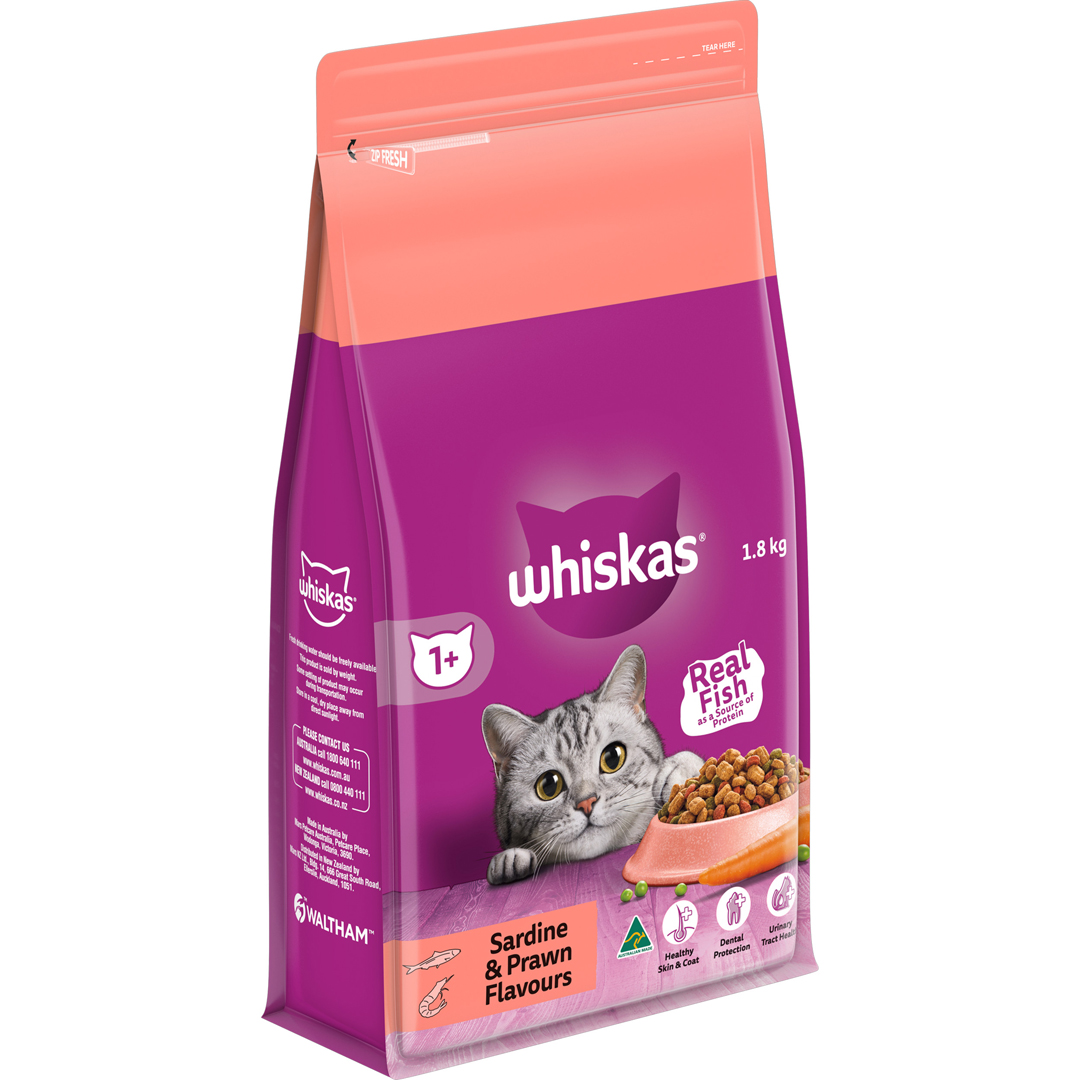 Whiskas Adult Sardine & Prawn 1.8kg