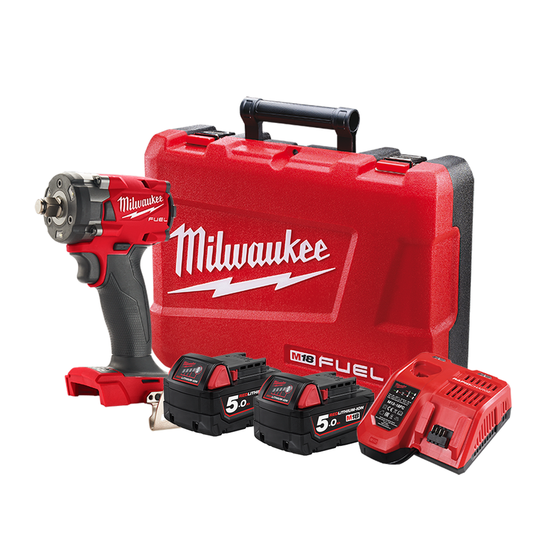 M18 Fuel 1/2in Compact Impact Wrench with Friction Ring Kit