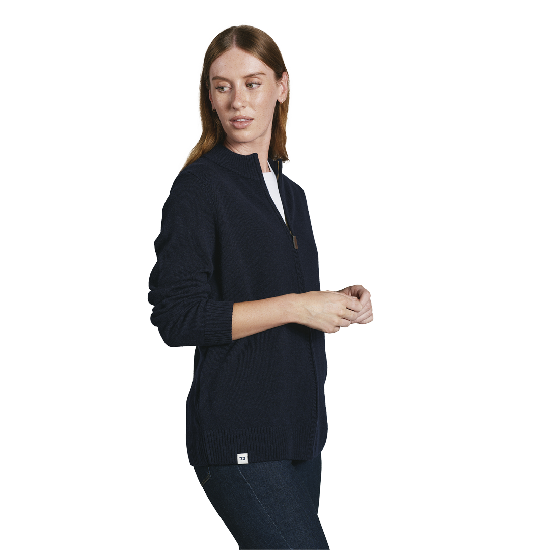 1972 Lyne NZ Merino Zip Jacket Wmns
