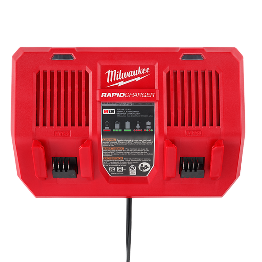 M18 Dual Bay Simultaneous Rapid Charger