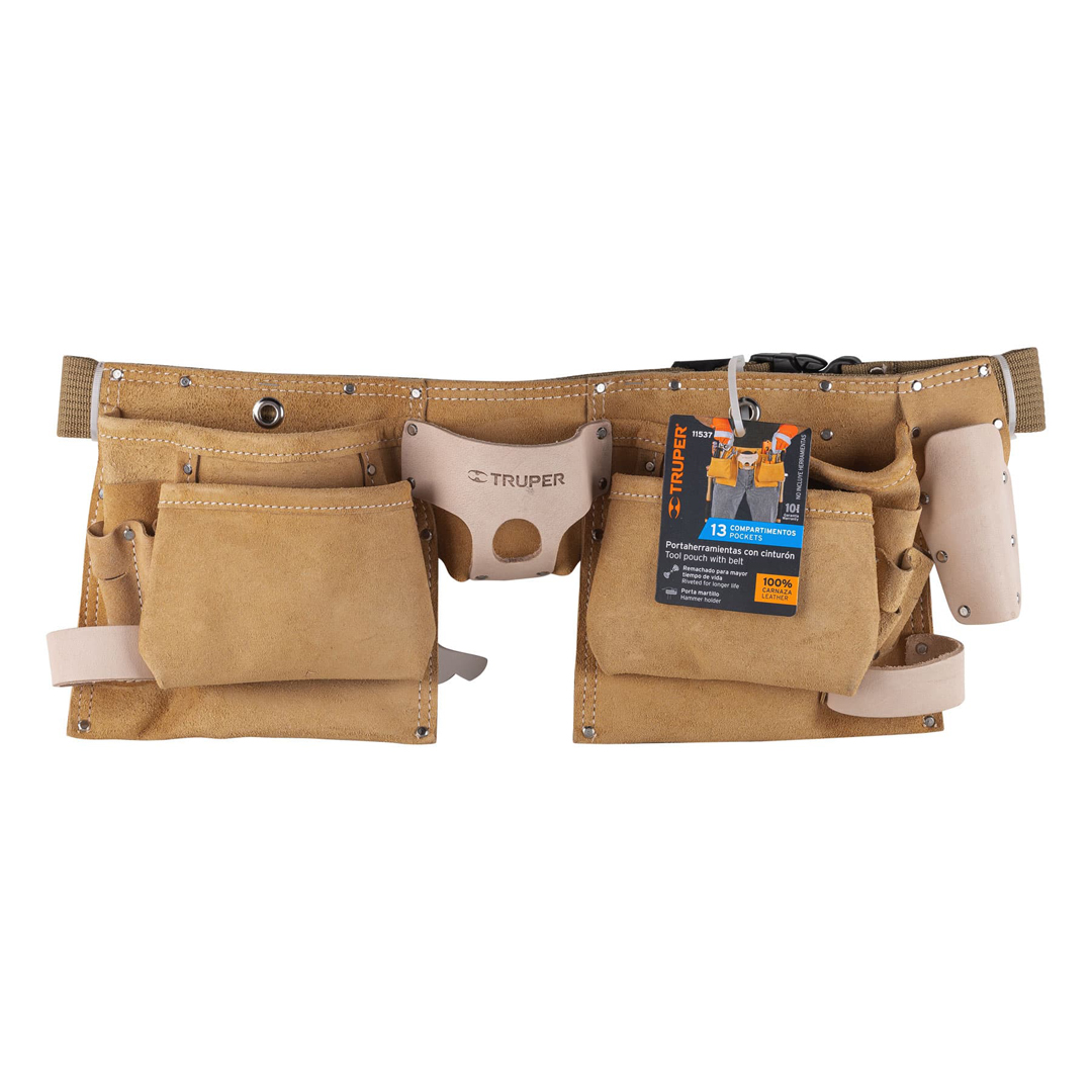 Truper Leather Apron 13 Pocket