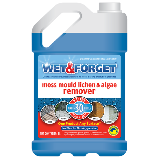 Wet & Forget Moss Mould Remover Concentrate 5L