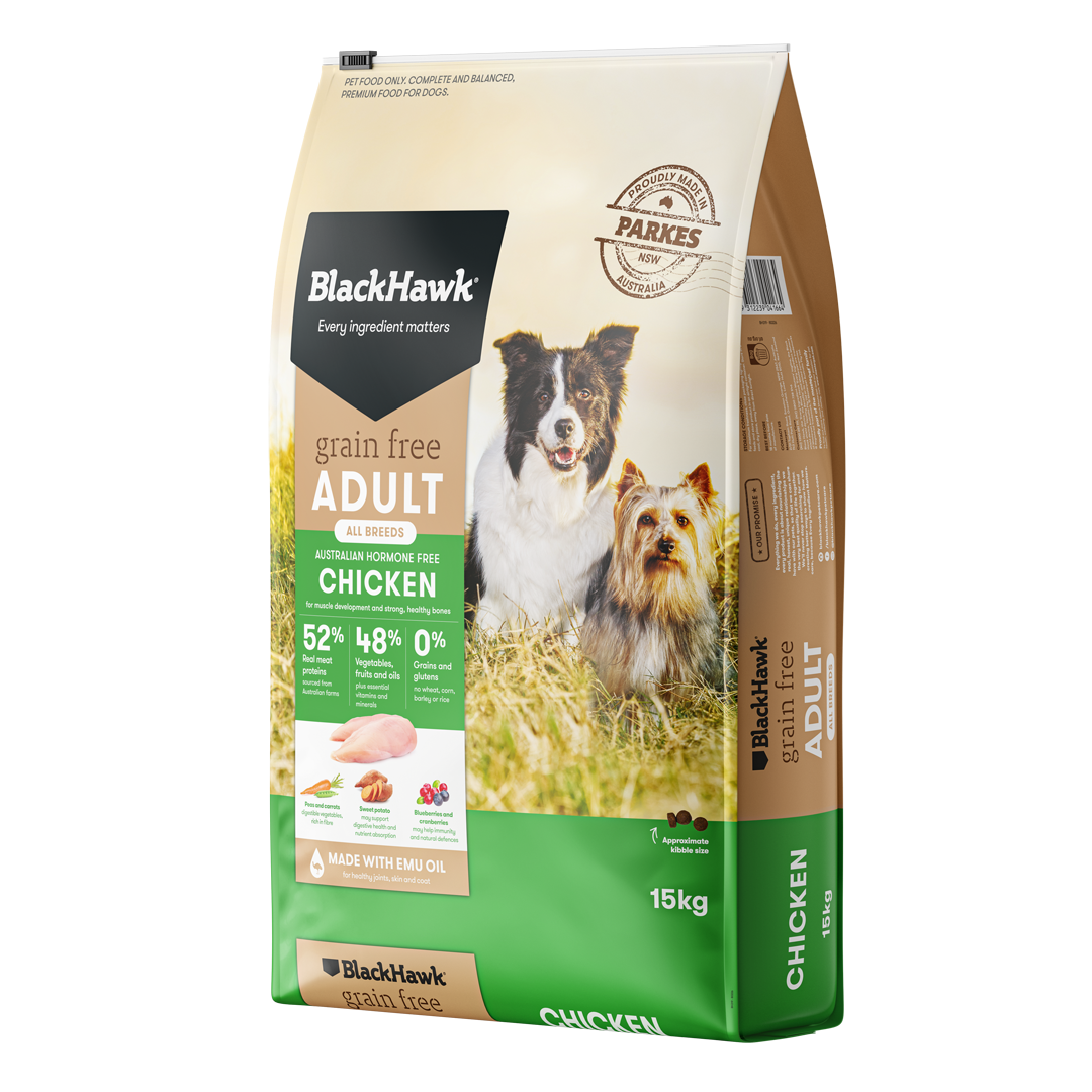 Black Hawk Dog Grain Free Chicken 15kg