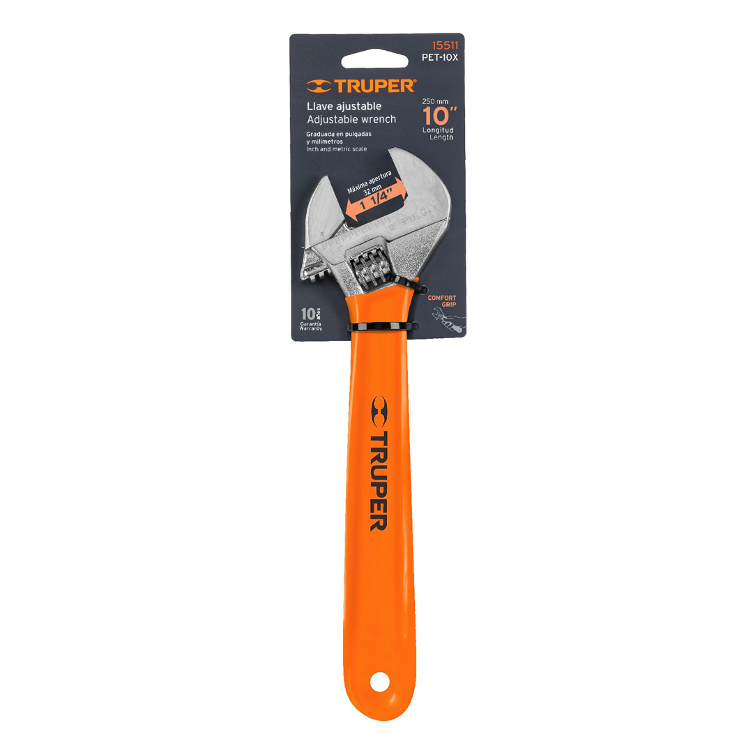 Truper Expert Adjustable Wrench 250mm