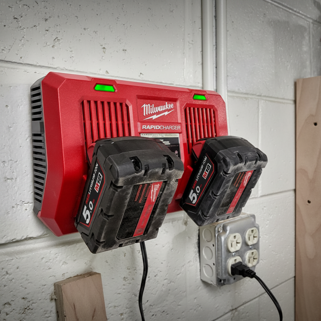 M18 Dual Bay Simultaneous Rapid Charger