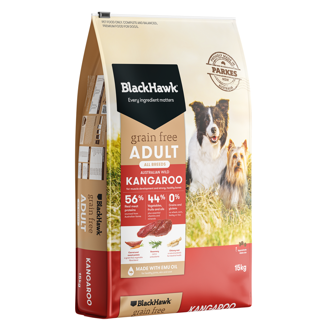 Black Hawk Dog Grain Free Kangaroo 15kg