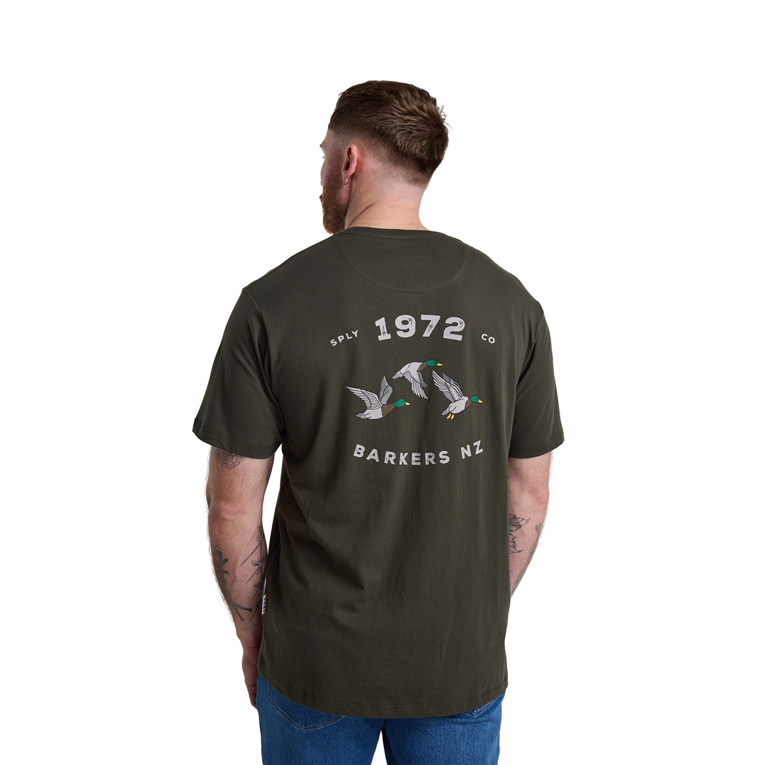 1972 Mallard Print Tee Mns