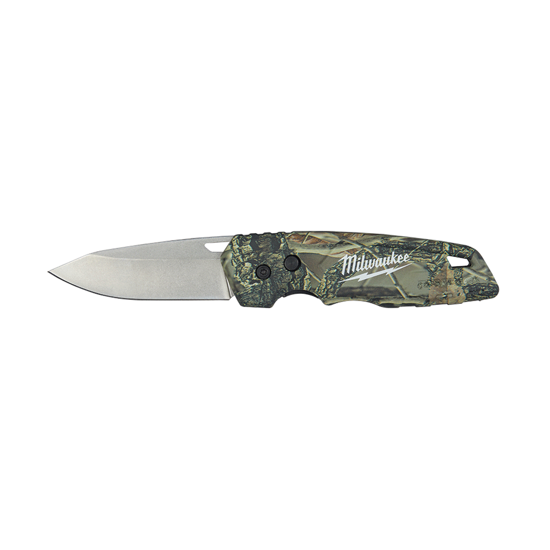 Fastback Folding Camo Knife