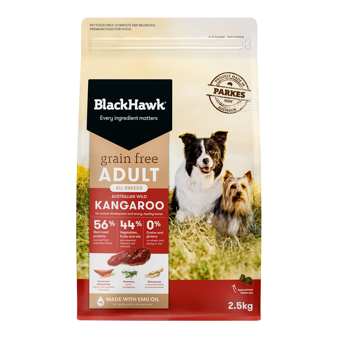 Black Hawk Dog Grain Free Kangaroo 2.5kg