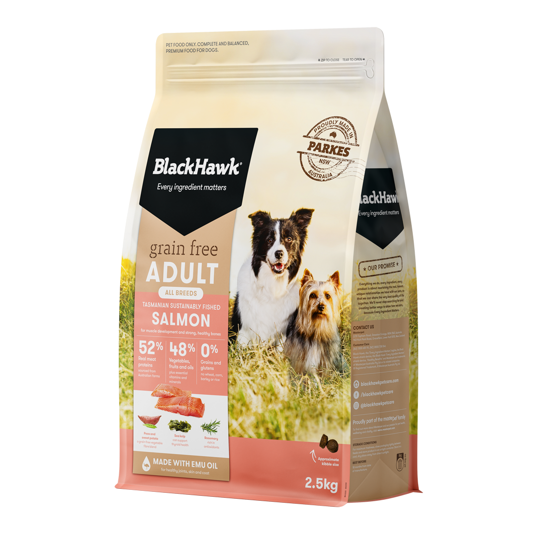 Black Hawk Dog Grain Free Salmon 2.5kg