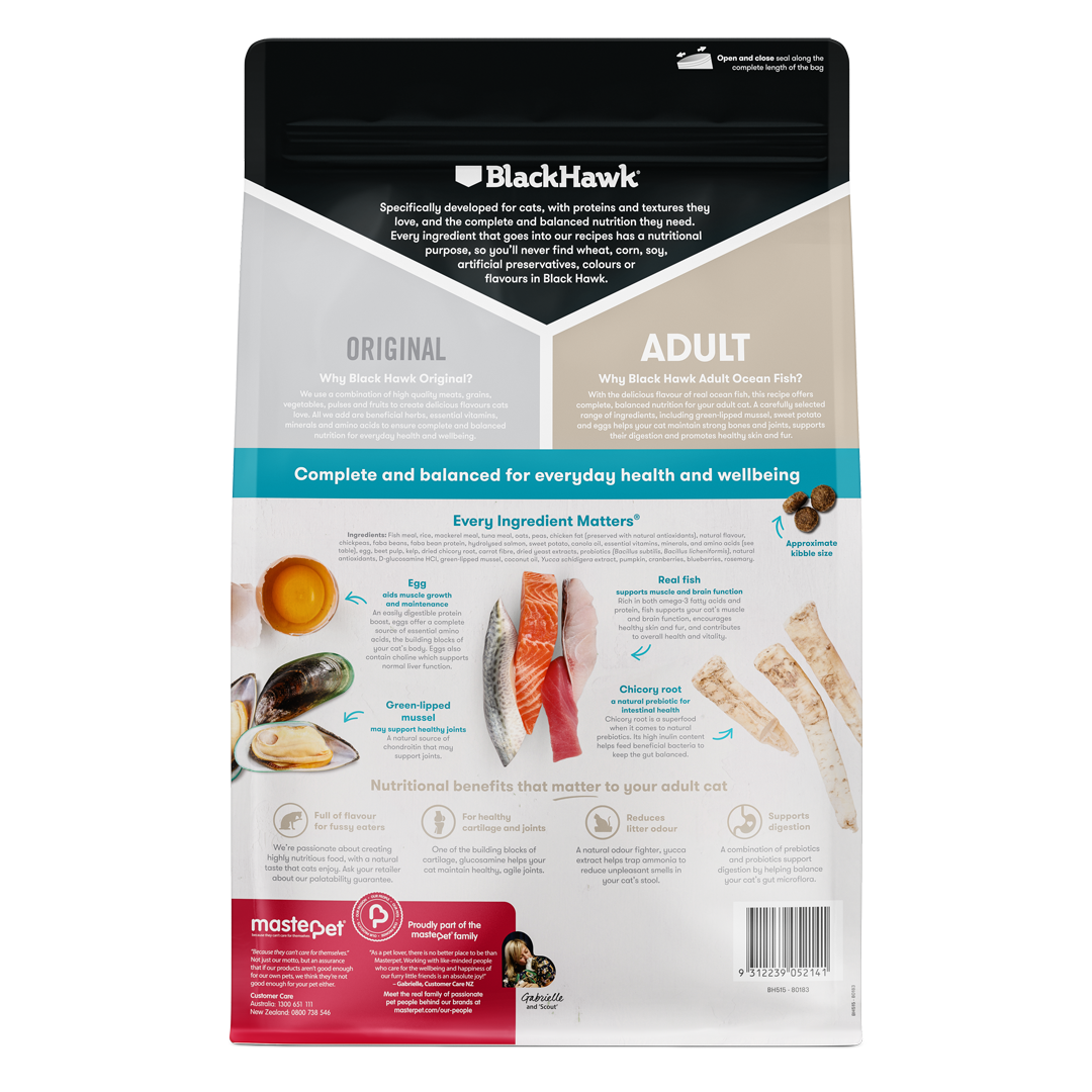 Black Hawk Orig Cat Ocean Fish 2kg