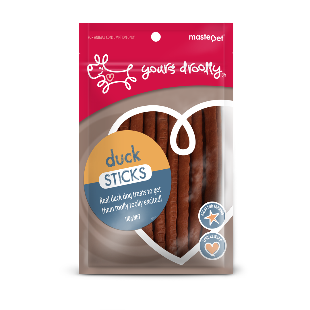 Yours Droolly Duck Sticks 110g