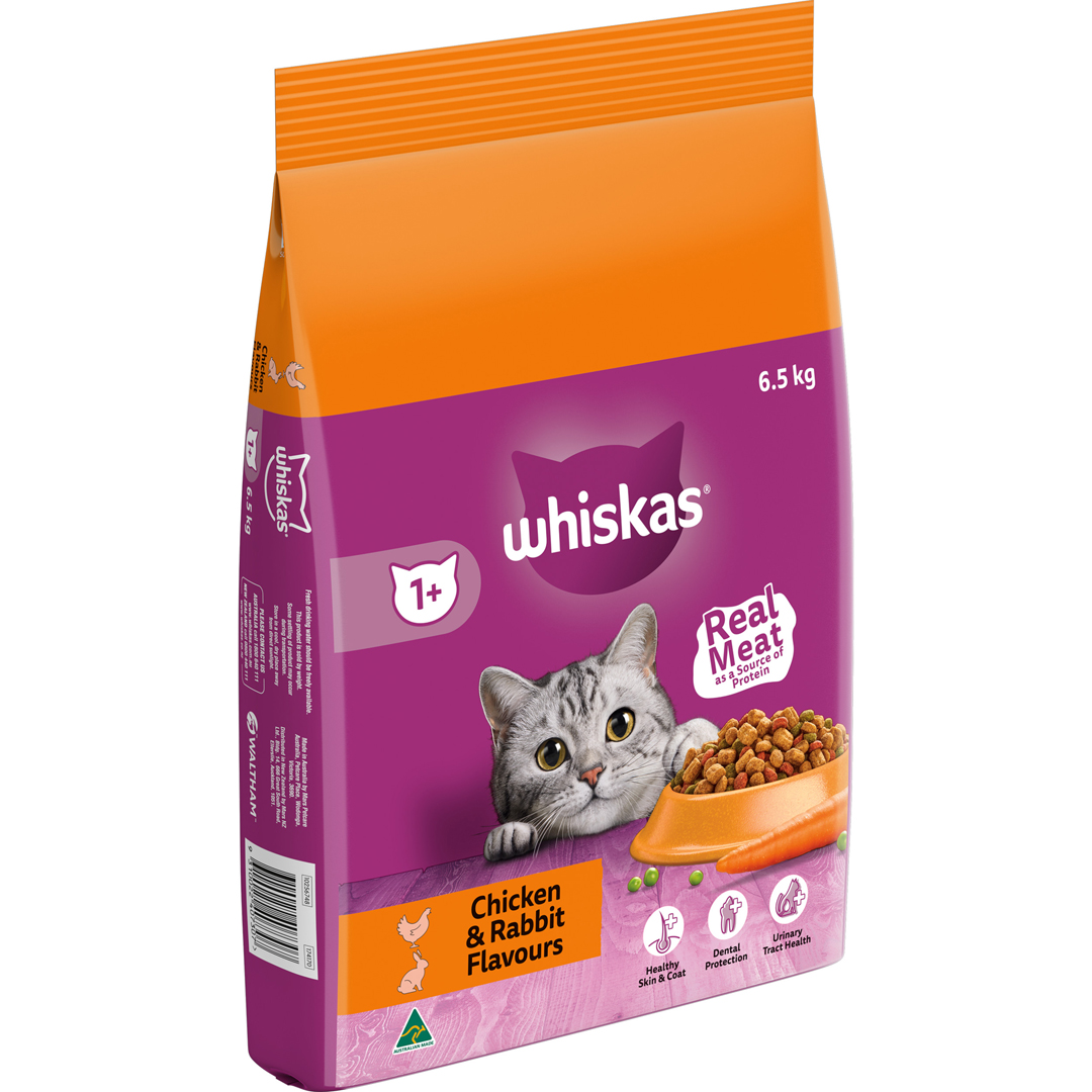 Whiskas Adult Chicken & Rabbit 6.5 kg