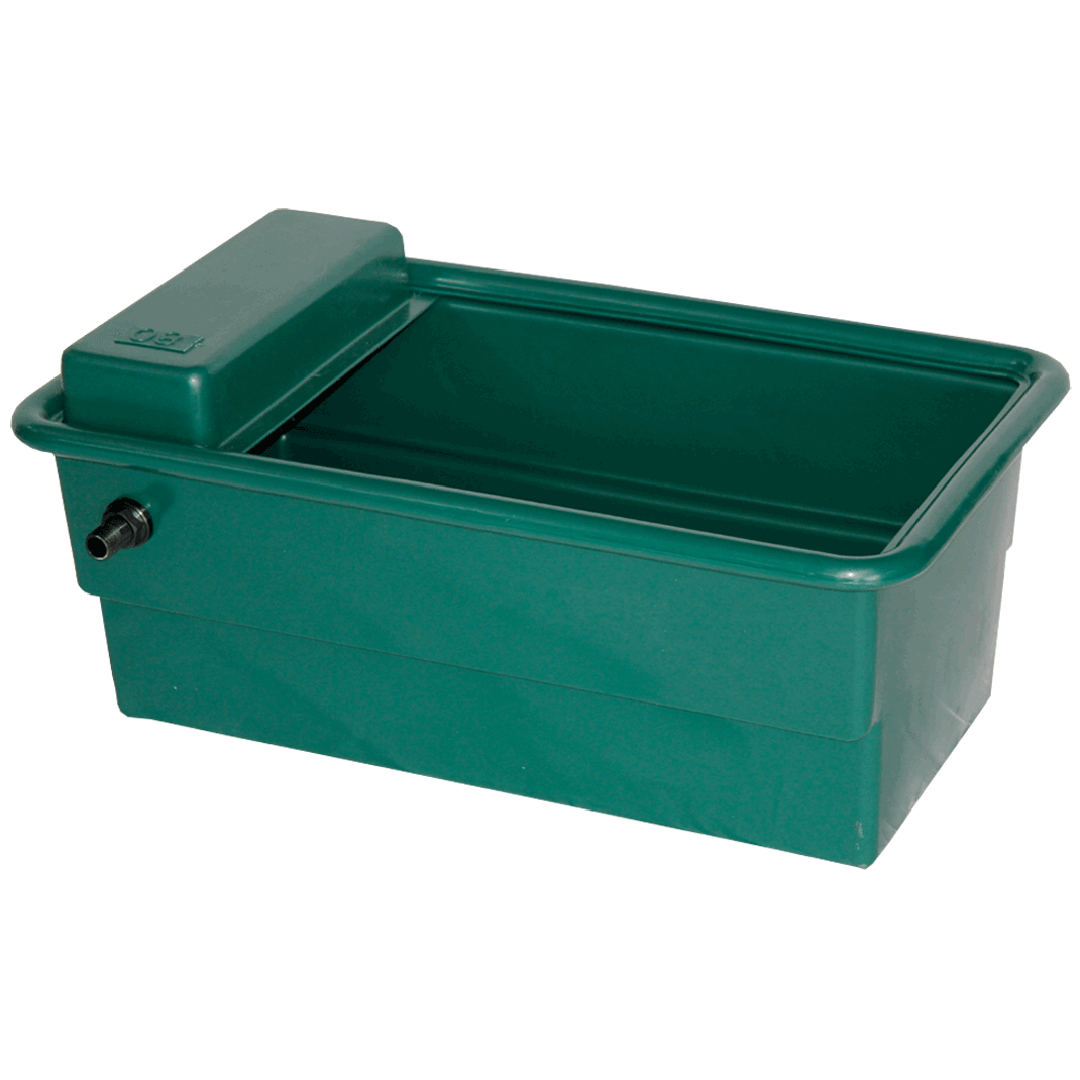 Stallion Trough Rectangle 80L Green