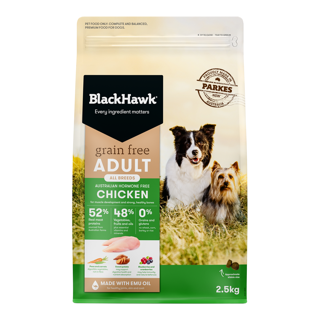 Black Hawk Dog Grain Free Chicken 2.5kg