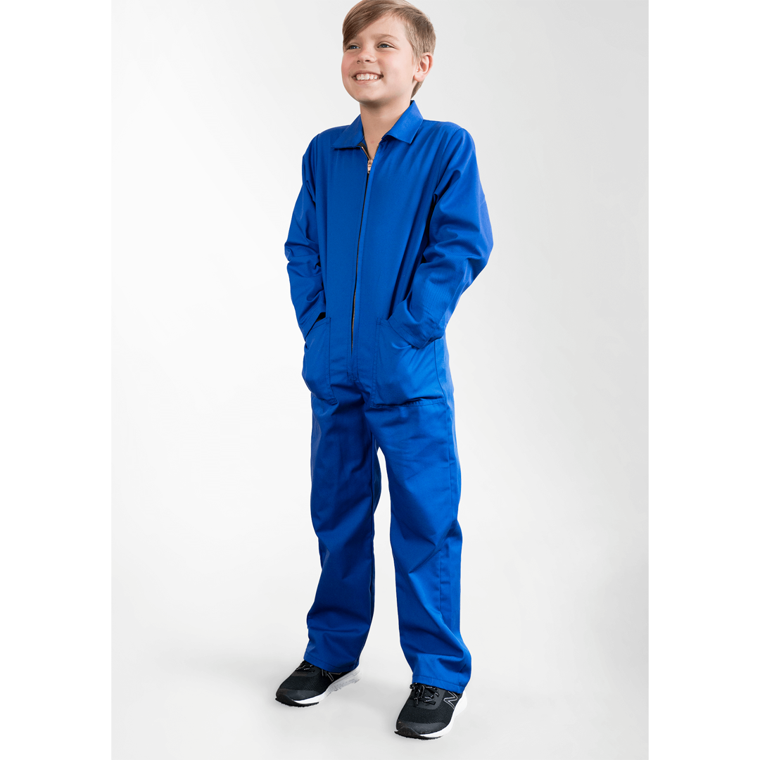 Deane Overall PolyCotton Zip Junior Royal Blue