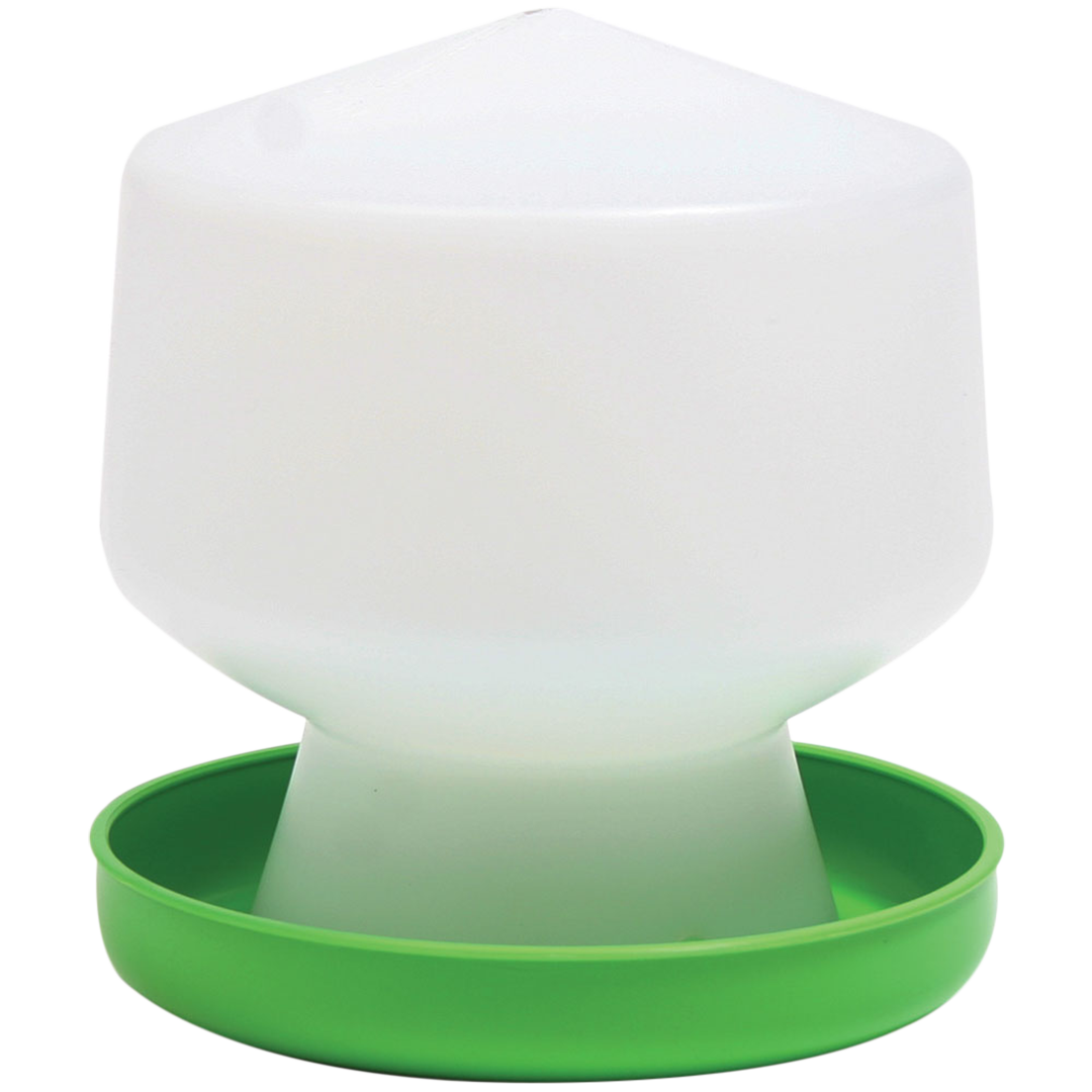 Shoof Poultry Drinker Ball Type 0.6L Green & White