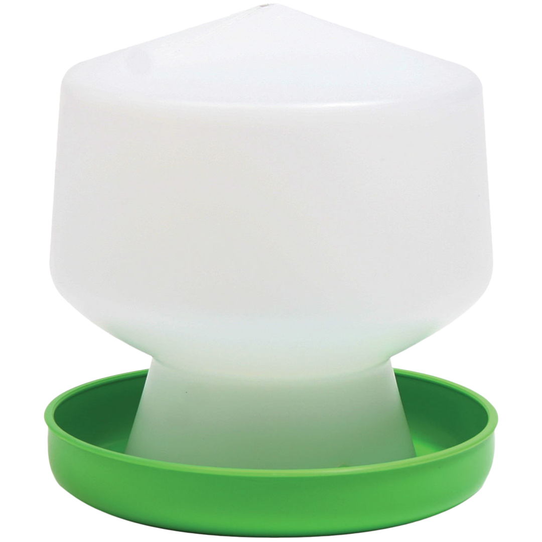 Shoof Poultry Drinker Ball Type 1.3L Green & White