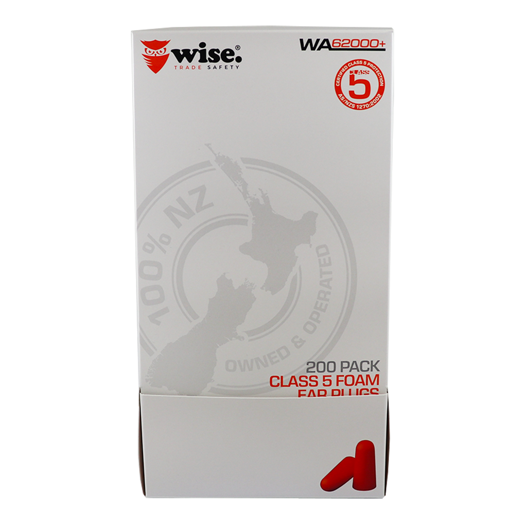 Wise Class 5 Earplugs 200 Pairs