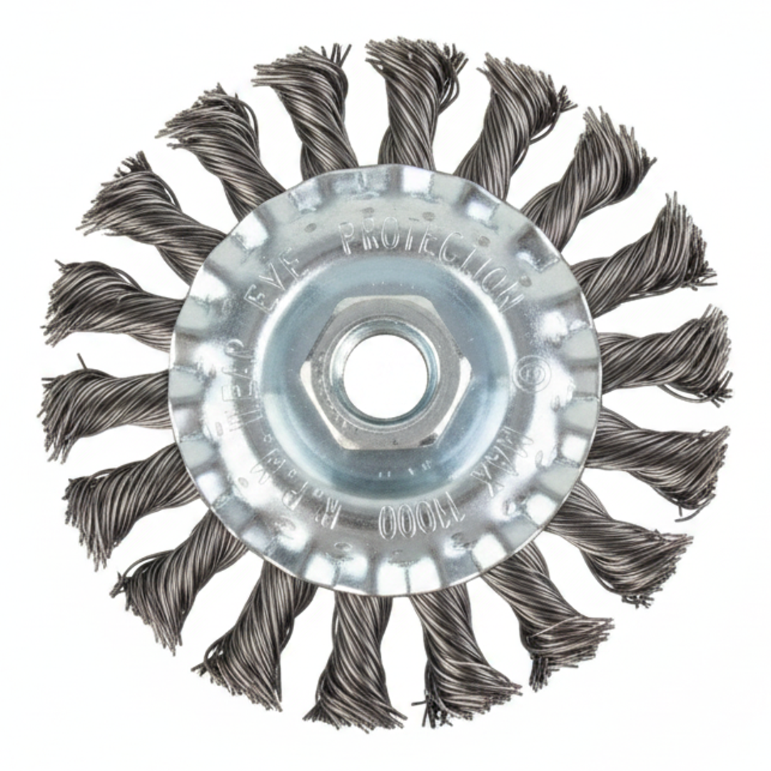 Top Paddock Twist Knot Wire Wheel Brush 100mm