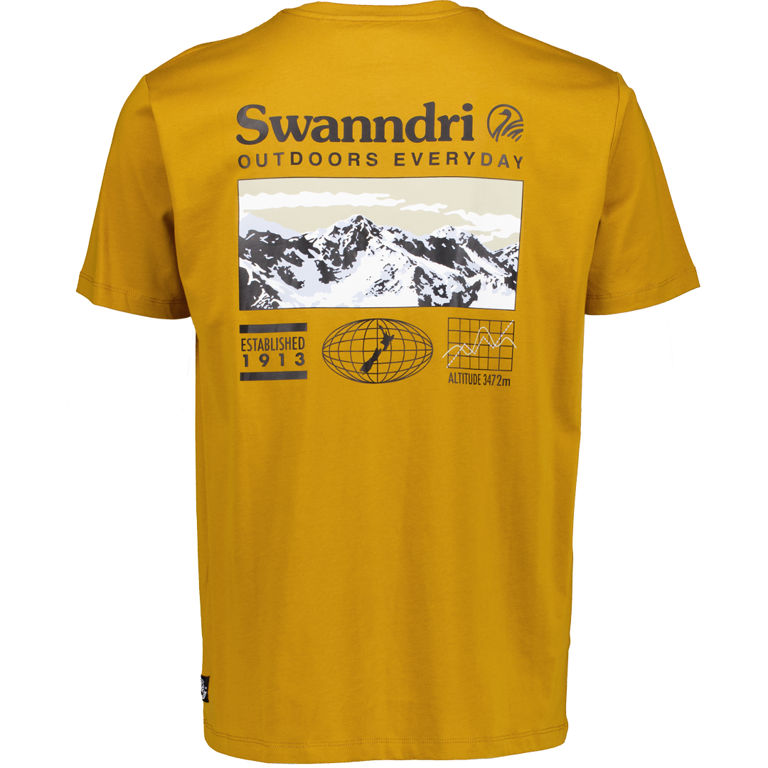 Swanndri Southern Alps Printed Tee Mns