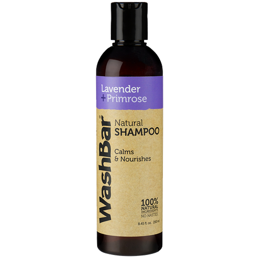 WashBar 100% Natural Shampoo Lavendar Plus Primrose 250ml