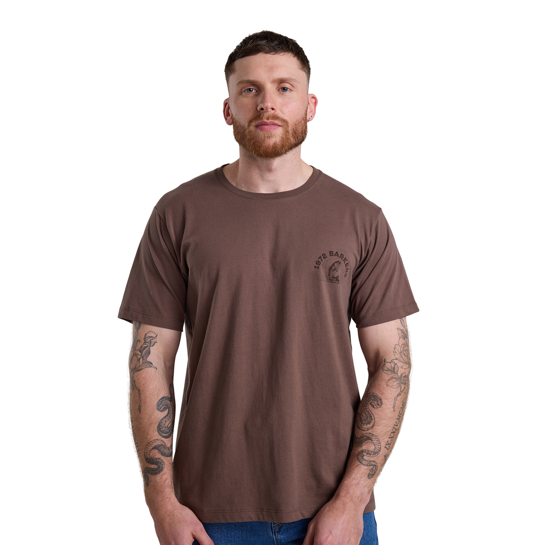 1972 Trout Print Tee Mns