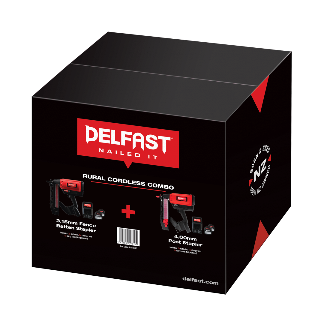 Delfast Twin Pack 3.15mm Batten Stapler + 4.0mm Post Stapler