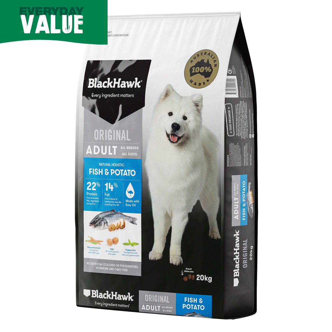 Black Hawk Dog Adult Fish & Potato 20kg