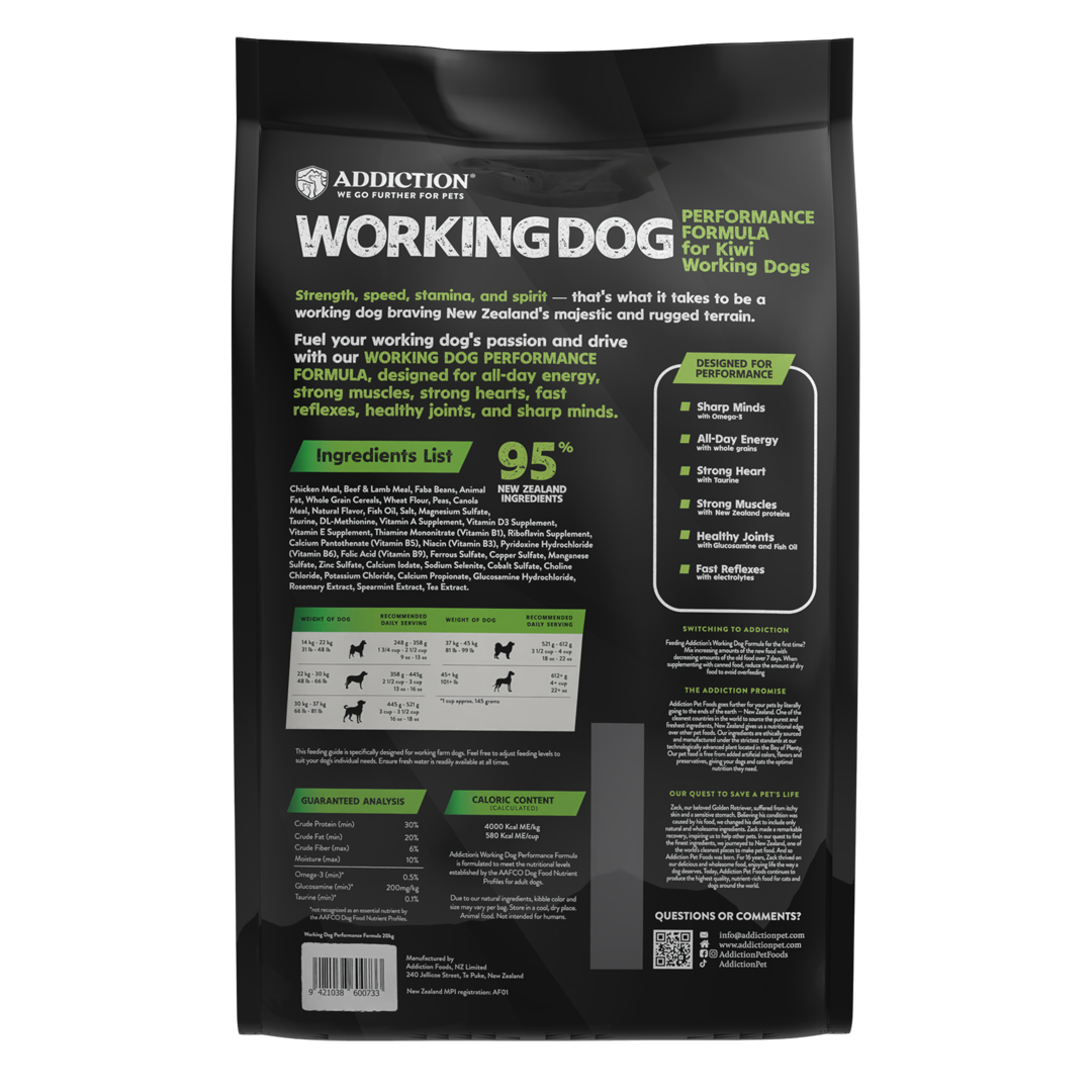 Addiction Working Dog 20kg