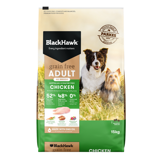 Black Hawk Dog Grain Free Chicken 15kg