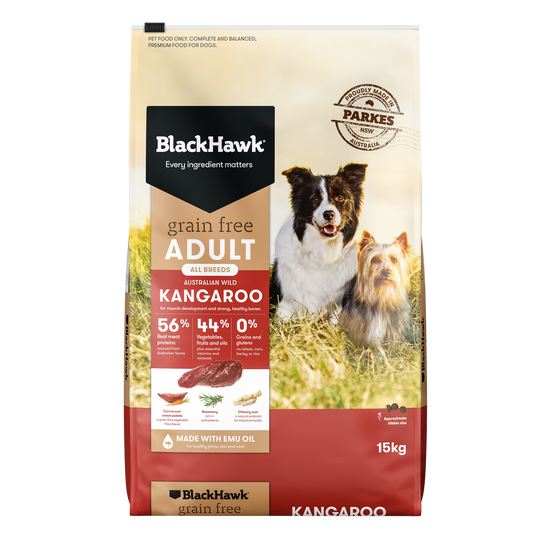 Black Hawk Dog Grain Free Kangaroo 15kg