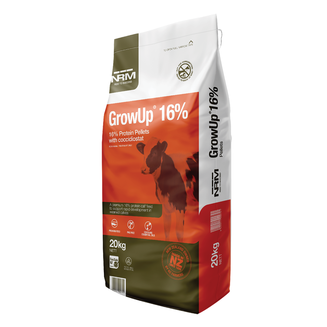 NRM GrowUp 16% Protein Pellets 20kg