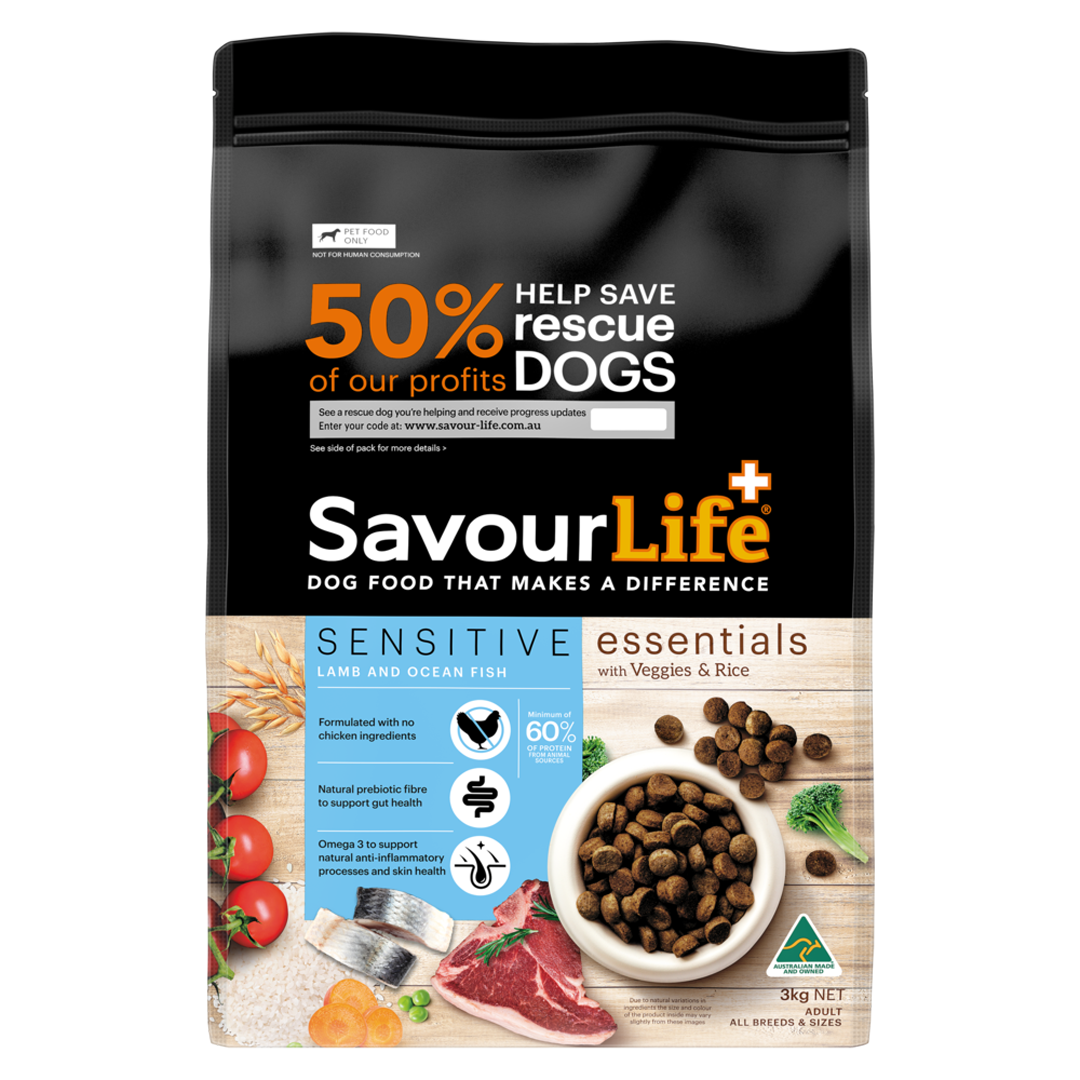 Savourlife Essentials Sensitive Lamb & Ocean Fish 3kg