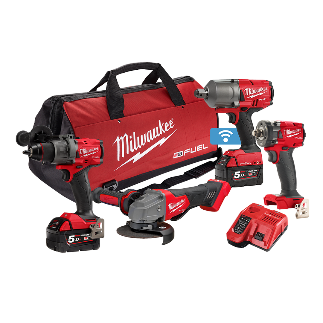 M18 Fuel 4 Piece Power Pack 4B3