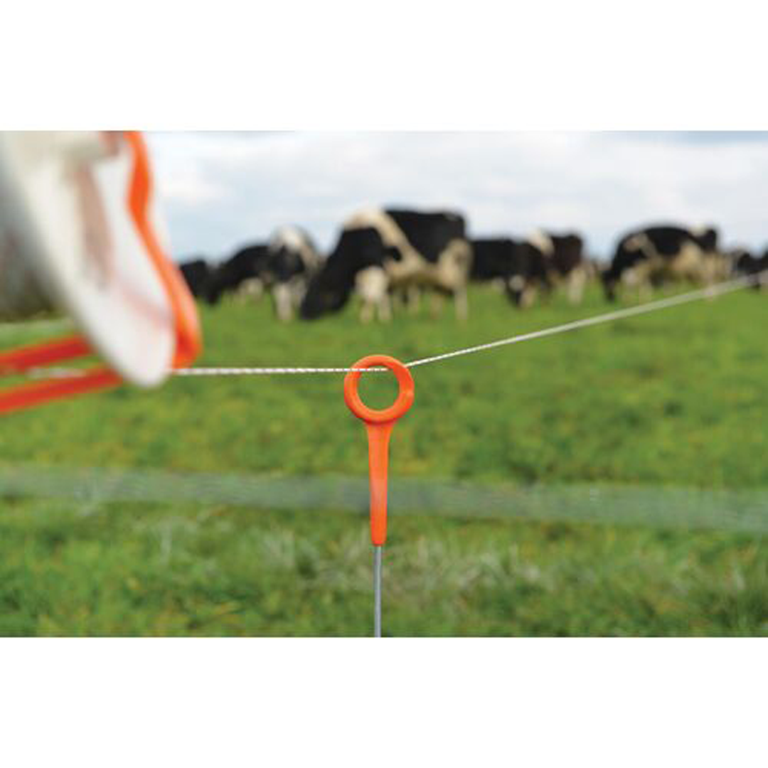 Gallagher Ring Top Post 850mm x 6mm White 10 Pack