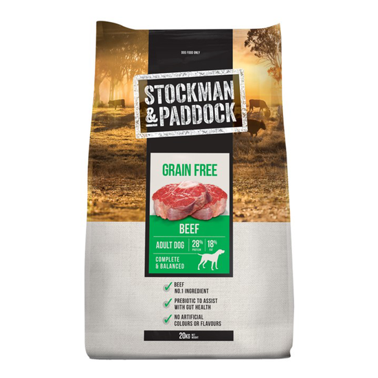 Stockman & Paddock Grainfree Beef 20kg