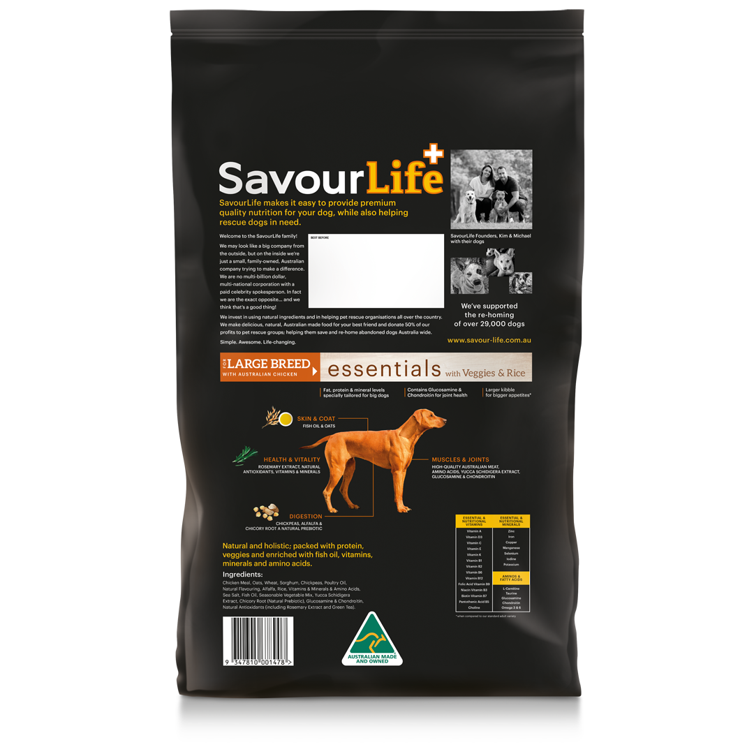 Savourlife Essentials Large Breed 15kg
