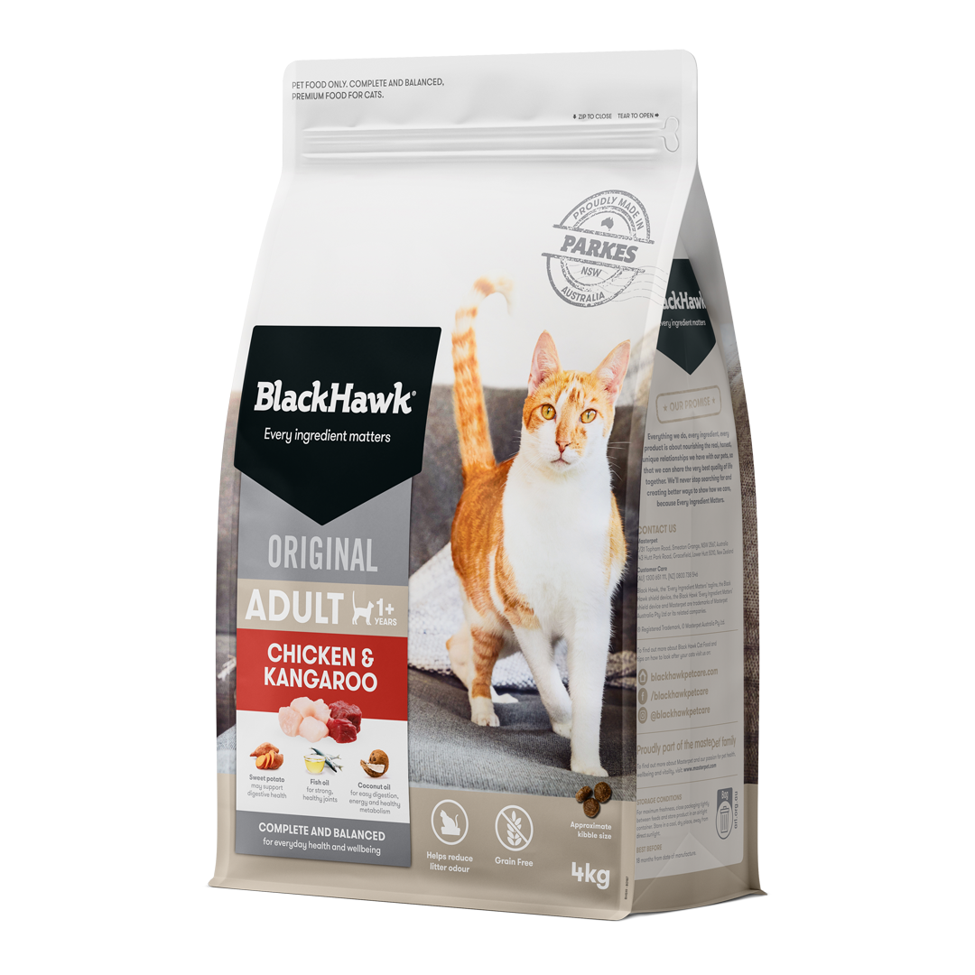 Black Hawk Orig Cat Chick/Kangaroo 4kg