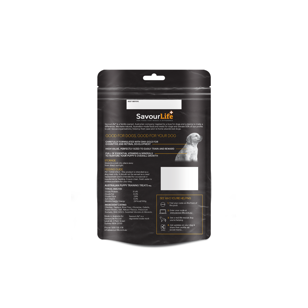 Savourlife Chicken Puppy Training Treats 165g