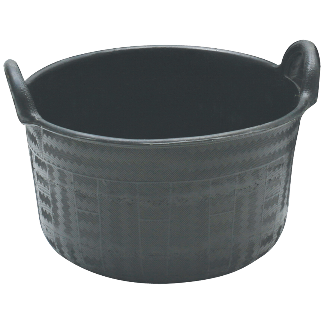 Shoof Feed Tub Recycled Rubber With 2 Handle 34L