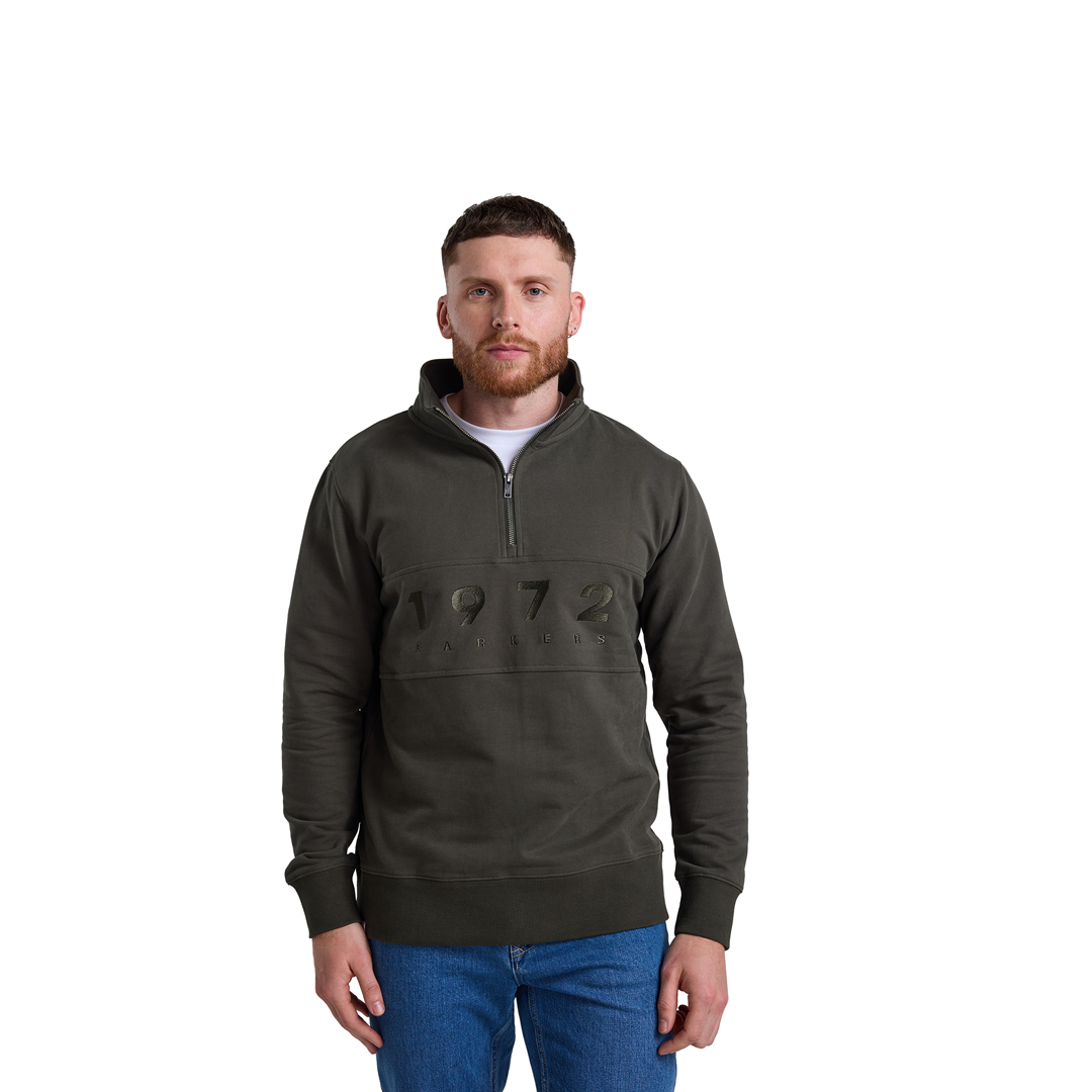 1972 Flint 1/4 Zip Sweatshirt Mns