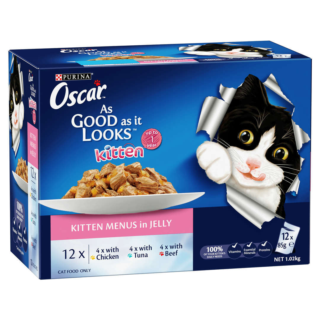 Oscar Agail Kitten Menu 85g x 12