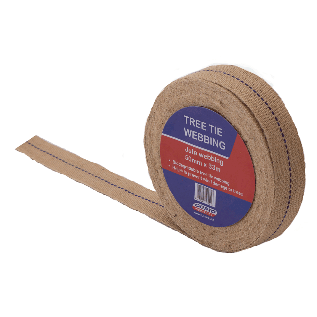 Cosio Jute Tree Tie Webbing 50mm x 33m