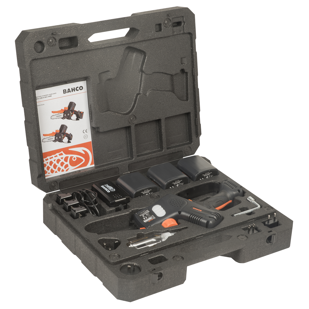 Bahco BCL15 Cordless Chainsaw Kit