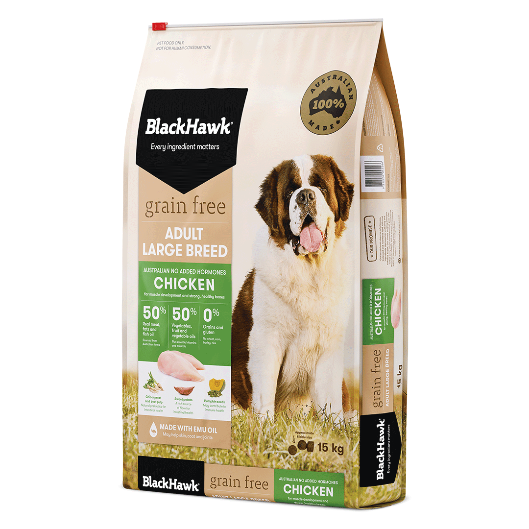 Black Hawk Dog Large Breed Grain Free Chicken 15kg