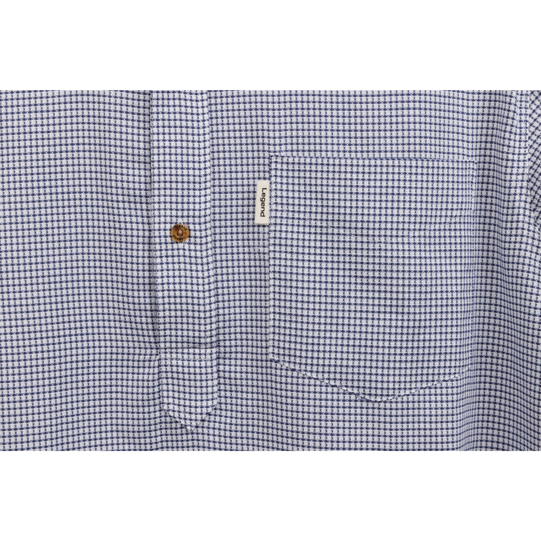 Legend SS Med Check Shirt Mens