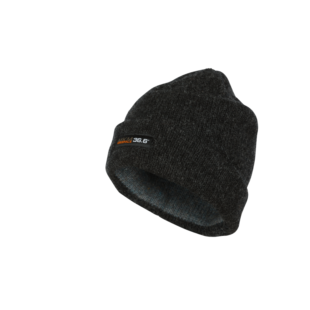 MKM Possum Merino Beanie Coal 36.6